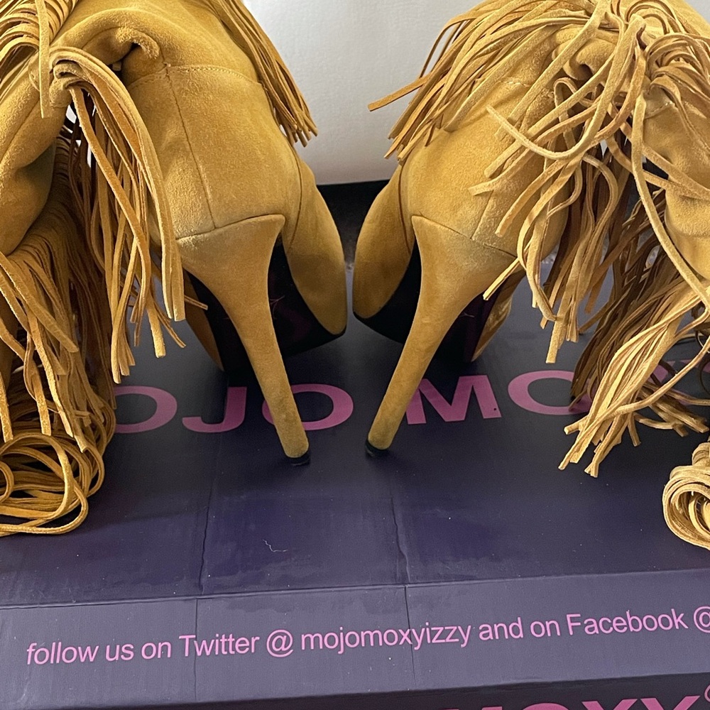 Mojo Moxy Burlesque Fringe Boot Size 8.5 - image 7